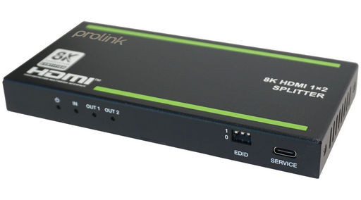 1x2 HDMI SPLITTER / EXTRACTOR 8K60 - PROLINK