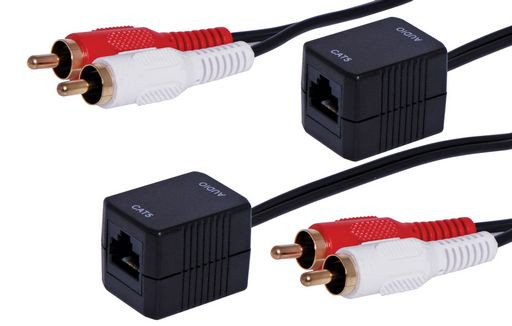 STEREO AUDIO EXTENDER CAT5