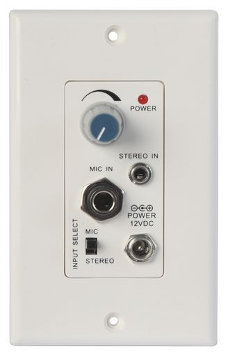 24W WALL PLATE AMPLIFIER W/ MIC - PRO2