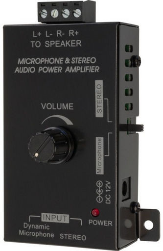 ZONE AMPLIFIER WITH MICROPHONE INPUT