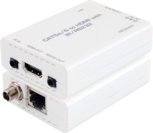 HDMI V1.3 OVER CAT5E/6 EXTENDER WITH IR & RS232