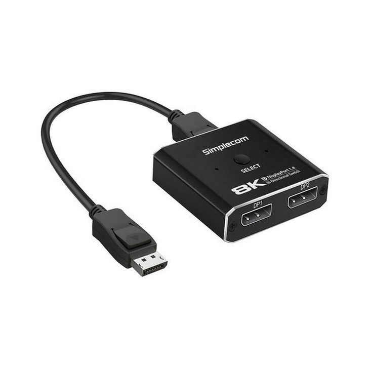BI-DIRECTIONAL 2 WAY DISPLAYPORT 1.4 SWITCH