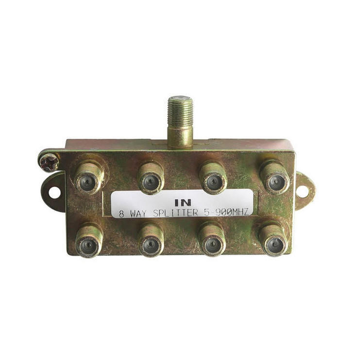 8 Way F Splitter (( No Power Pass ))
