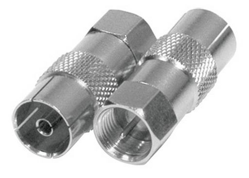 ‘F’ PLUG TO PAL SOCKET