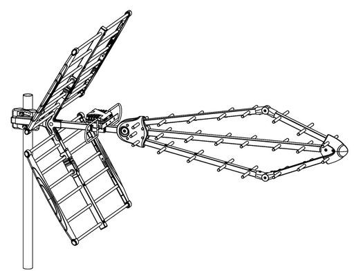 UHF 15.5dB TRIPLE RHOMBIC - PROLINK