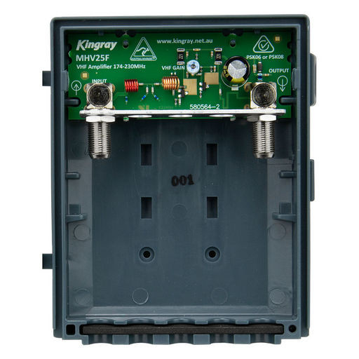 25dB VHF MASTHEAD AMPLIFIER