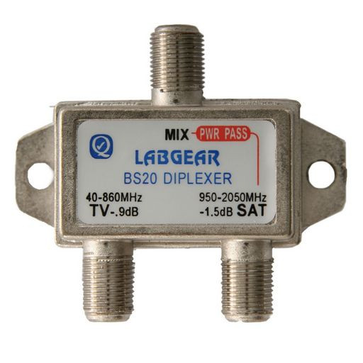 2 WAY "F" SPLITTER TV / SAT