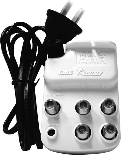 16dB TV ANTENNA BOOSTER SPLITTER KINGRAY