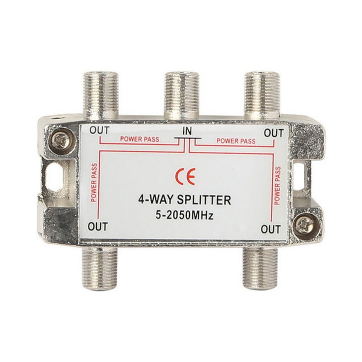 4-WAY “F” SPLITTER SATELLITE