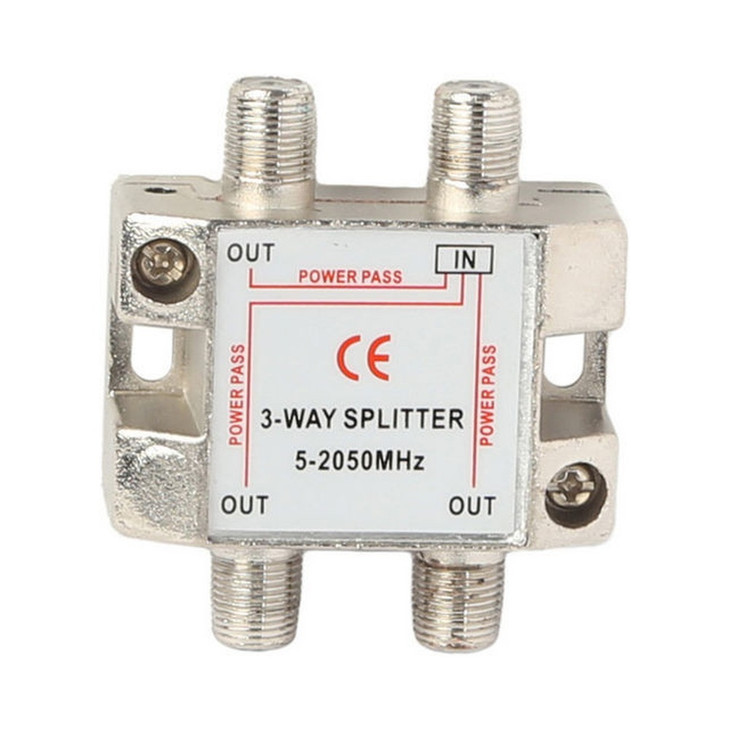 3-WAY “F” SPLITTER SATELLITE