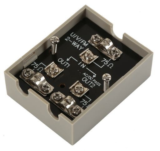 2-WAY TV/FM SPLITTER BALUN 75OHM