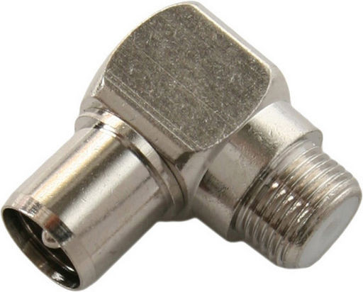 ‘F’ SOCKET RIGHT ANGLE TO PAL PLUG