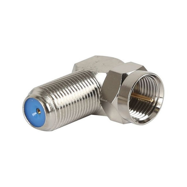 ‘F’ PLUG TO ‘F’ SOCKET RIGHT ANGLE
