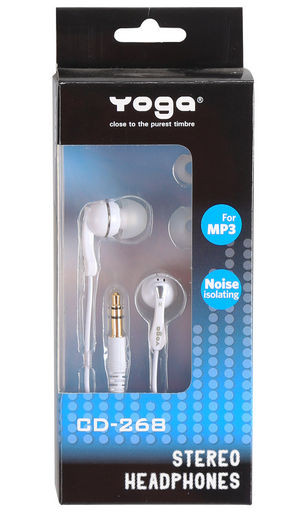 CANAL EAR PHONES 3.5MM STEREO