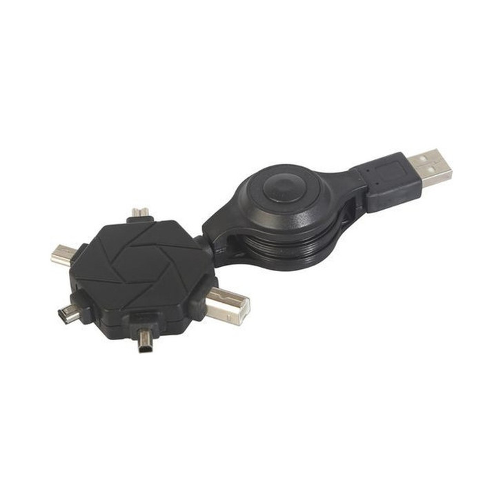 USB-A RETRACTABLE CABLE KIT 1.2M