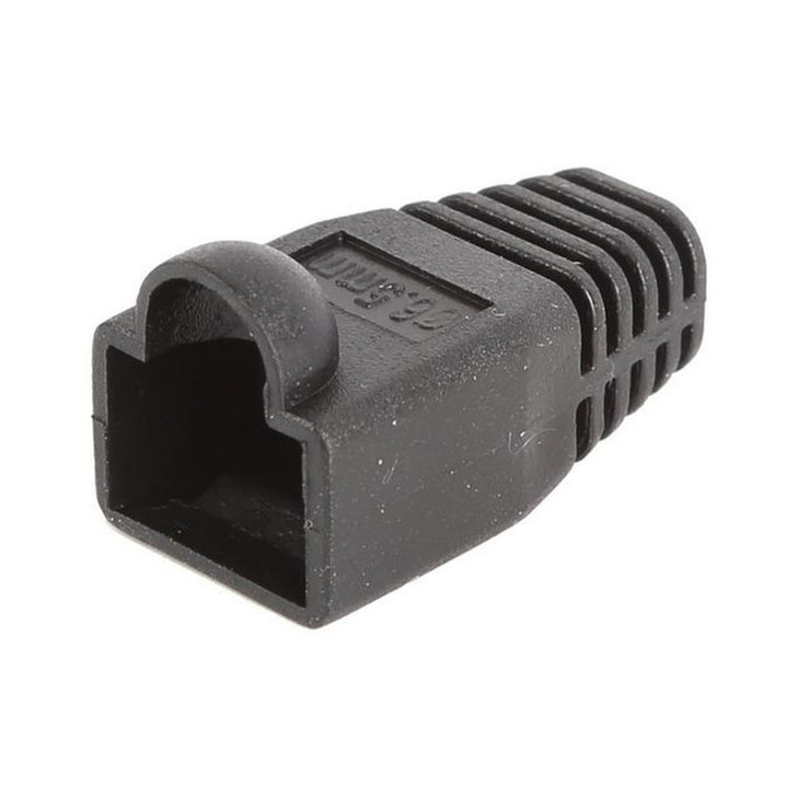 Wiretek RJ45 Black Boot – Pack 1, Sale Unit each