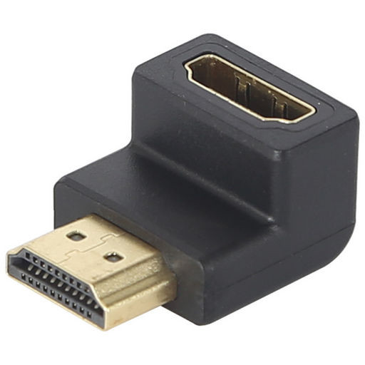 8K HDMI FEMALE TO HDMI MALE - BOTTOM ANGLE