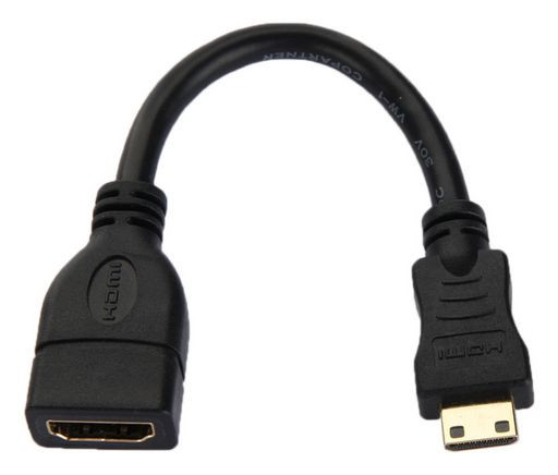MINI-HDMI TO HDMI FEMALE ADAPTOR