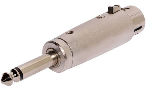 XLR FEMALE TO 6.35MM MONO PLUG
