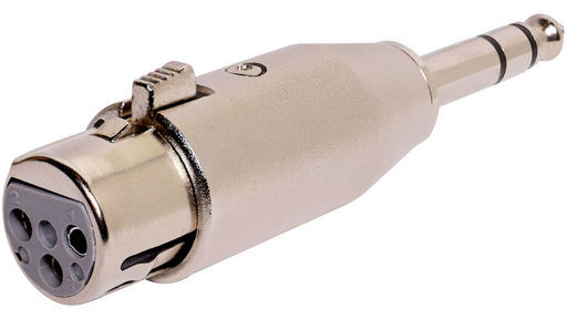 XLR FEMALE TO 6.35MM TRS PLUG