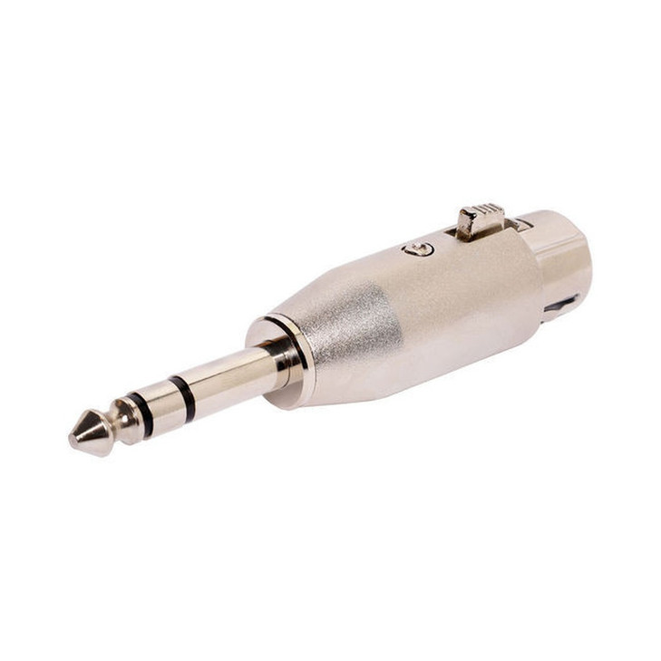 XLR FEMALE TO 6.35MM TRS PLUG
