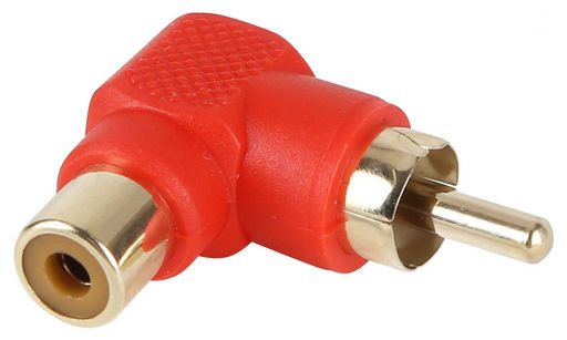 RCA M-f R/a Adapter Red