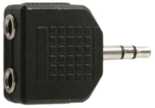 3.5MM STEREO PLUG TO 2X STEREO SOCKET