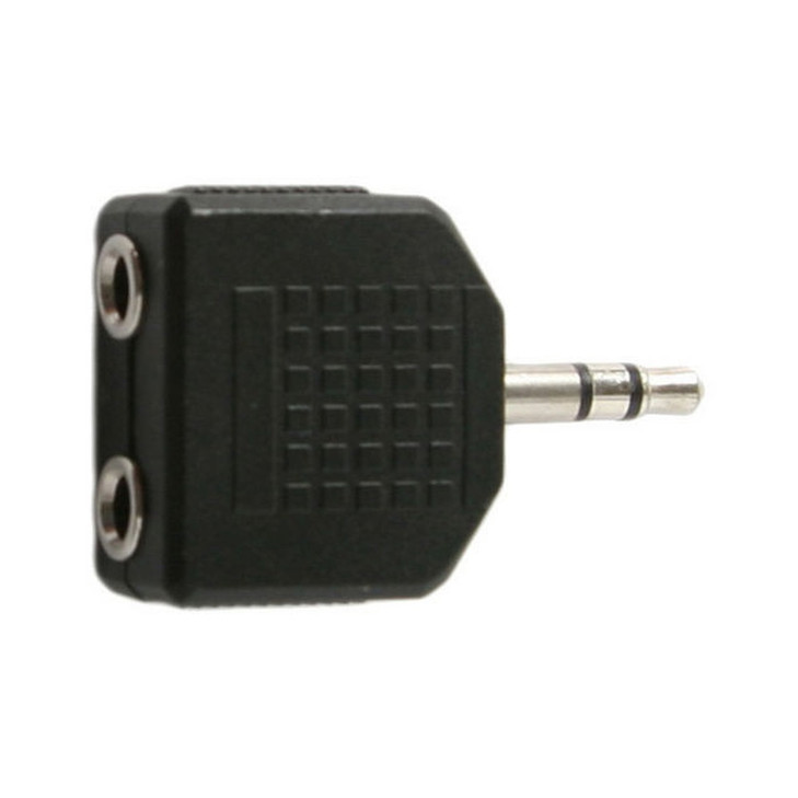 3.5MM STEREO PLUG TO 2X STEREO SOCKET