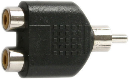 RCA PLUG TO 2X RCA SOCKET