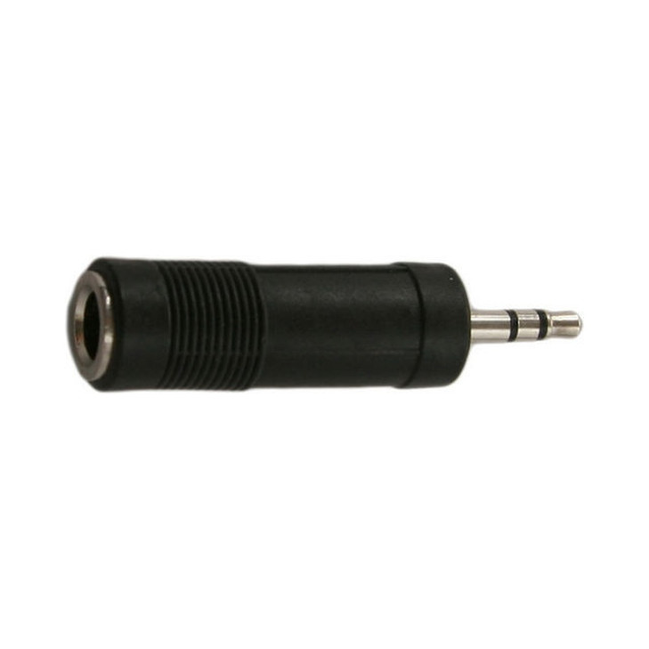 3.5MM STEREO PLUG TO 6.3MM STEREO SOCKET
