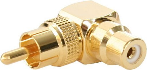 RCA RIGHT ANGLE ADAPTOR