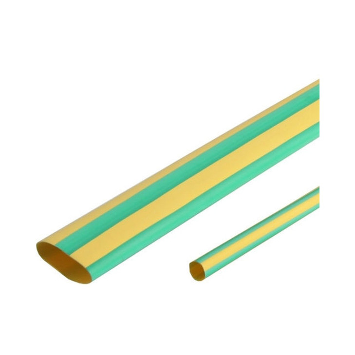 Cabac XLP5YG Yel/Grn H/Shrink – Size 5mm, Colour Yellow/Green, After 2.5mm, Sale Unit for 1.2M