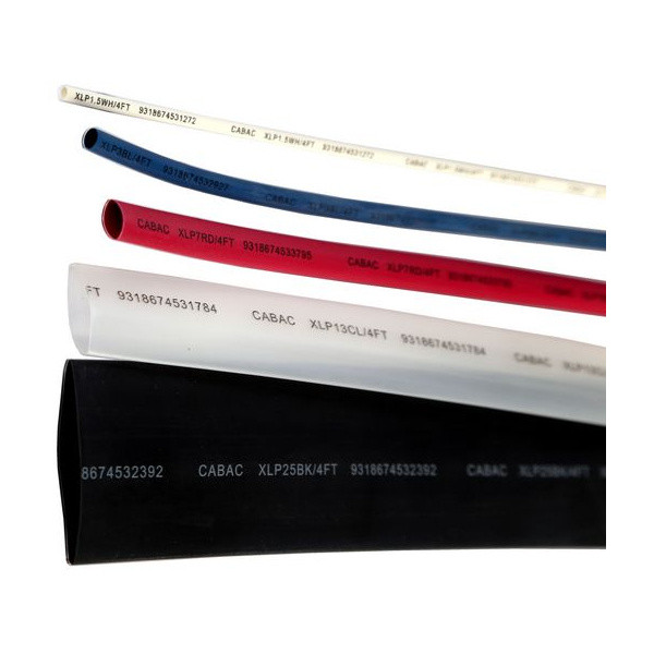 Cabac MIL-SPEC Heat Shrink Tubing – 1.6mm to 0.8mm, Red, 1.2m