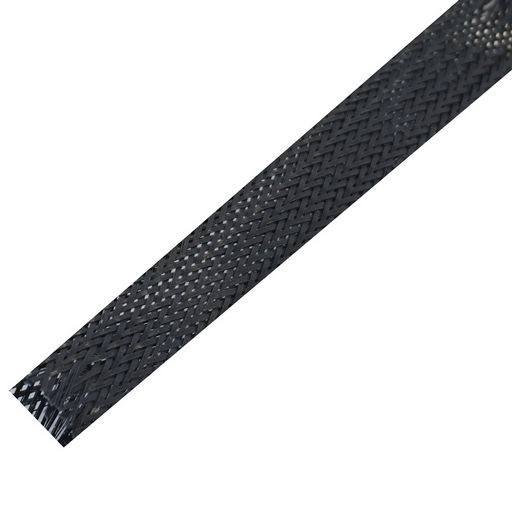 10M PPS Expandable Braided Sleeving, 19mmØ, Black