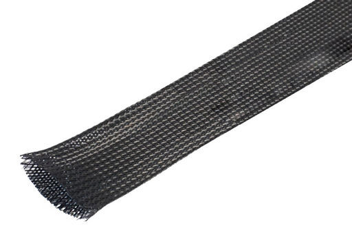 3M Polyester Expandable Cable Sleeving, 38mmØ, Black