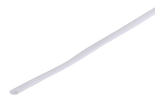 10M Polyester Expandable Cable Sleeving, 12mmØ, White