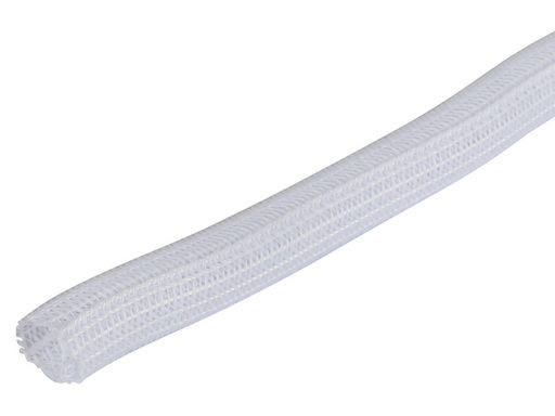 10M Self-Closing Braided Wrap, 25mmØ, White
