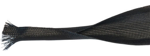 3M Hook-N-Loop Braided Cable Wrap, 19mm, Black