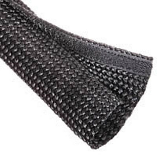3M Hook-N-Loop Braided Cable Wrap, 32mm, Black