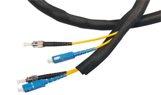 10M Self-Closing Fine-Weave Sleeving Wrap, 19mmØ, Black