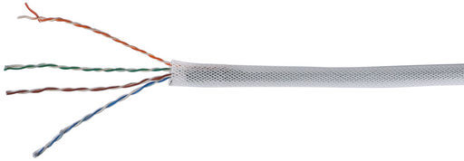 100M Reel Polyester Expandable Cable Sleeving, 16mmØ, White