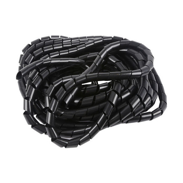 10M Polypropylene Spiral Wire Wrap, 6mm OD, Clear