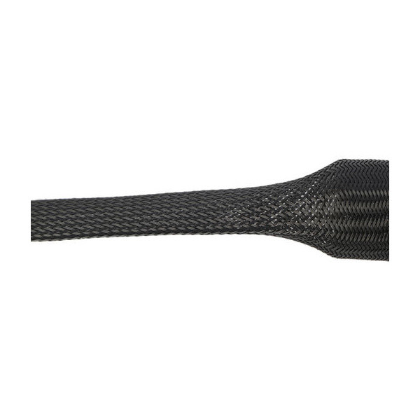 100M Reel PPS Expandable Braided Sleeving, 6mmØ, Black
