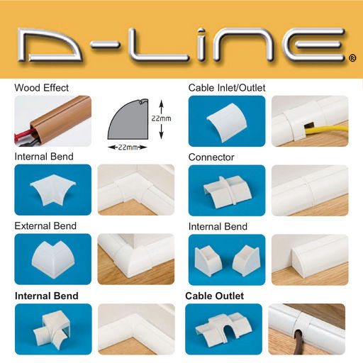 D-Line Cable Cvrkit Wd 22x22 9p