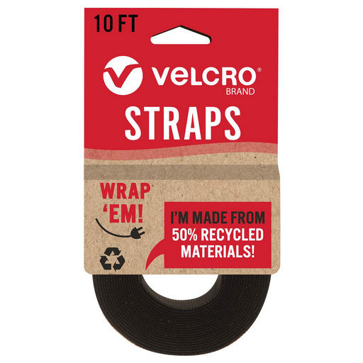 Velcro Eco Roll 2.5cm X 3M Black
