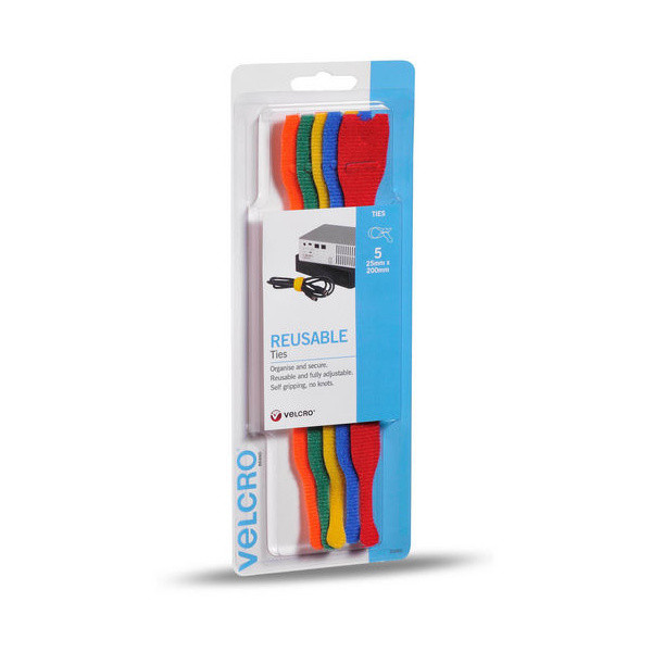 FT25565 Reusable Ties – Length 200mm X5, Sale Unit for 5
