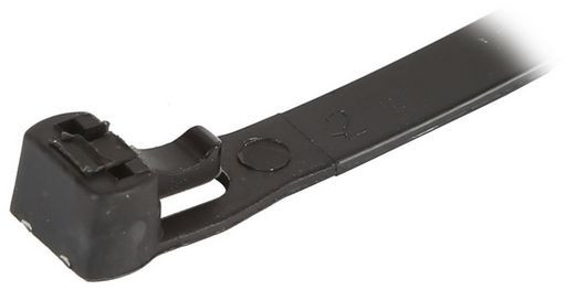 Releasable Cable Ties, 7.2x150mm, Black