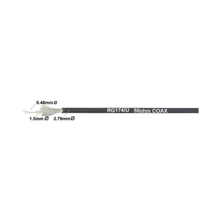 50Ω RG174/U COAX 2.5mm
