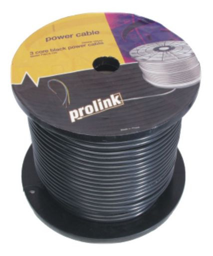 Twin Power Cable 7.5A Twin Insulated Black