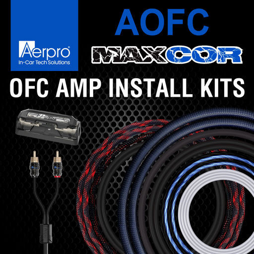 2CH / 4AWG OFC AMP INSTALL KIT MAXCOR